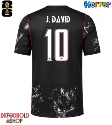 Canada Jonathan David #10 Udebanetrøje VM 2026 Kort ærmer